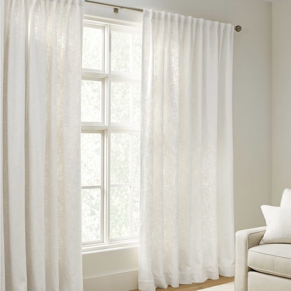 Pottery Barn Faye drapes 50x84 set 2
